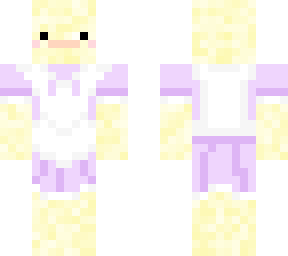 Purple maid dress duck RECOLOR SKIN BY Inlojoy | Minecraft Skin