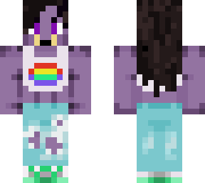 purple orc girl in crop