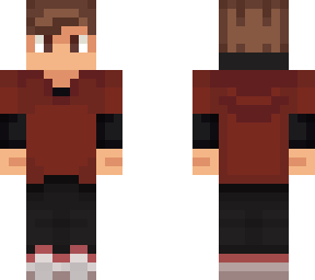 red hoodie