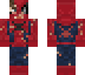 spiderman  traje roto