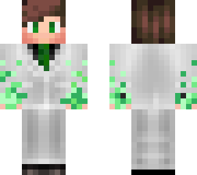 white green tuxedo