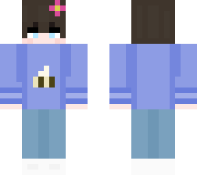 a boy with a purple bee hoodie