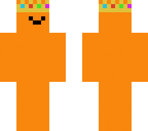 cute orange guy with crown
