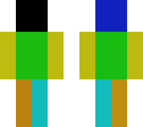 faceless and colourful man