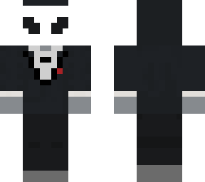 grey tuxedo alien (mask)