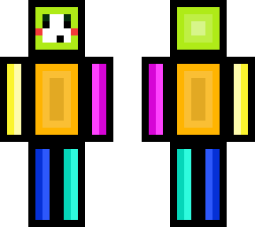hombre multicolor