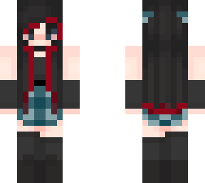 red and black hair person (f presenting)