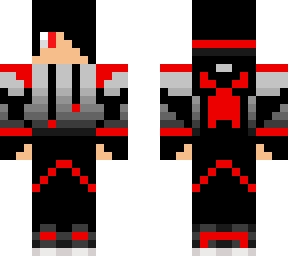 Red Creeper Hoodie | Minecraft Skin