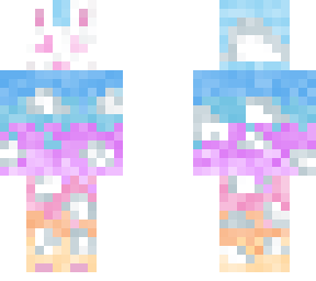 sky bunny mask