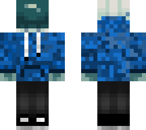 astronaut wearing blue hoodie