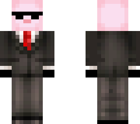 axolotl in suit with sunglasses
