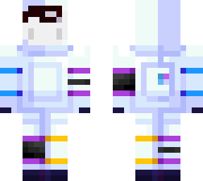 black haired astronaut