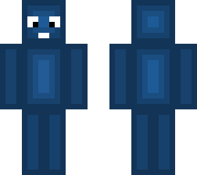 blue and red man