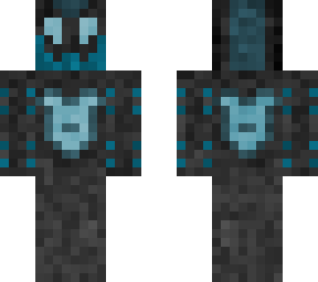 blue futuristic armor