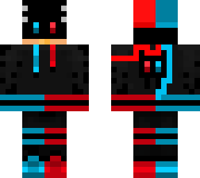 bunny masked gamer boy hoody down