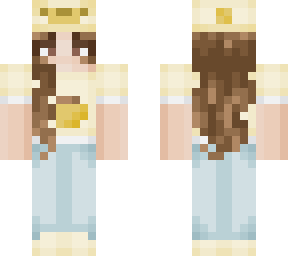 cream bear girl