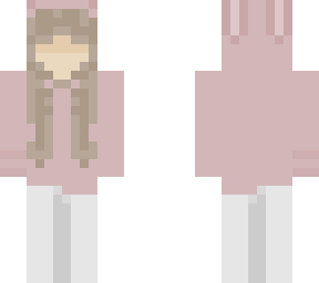 cute bunnie hoodie girl
