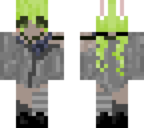 girl green hair