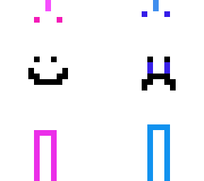 joyful and sad
