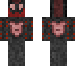 red futuristic armor
