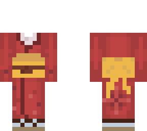 red kimono