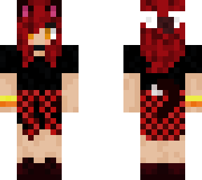 cat girl with red hair