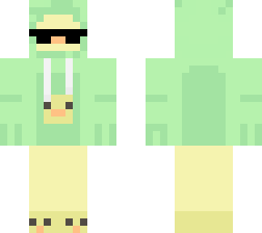 duck w. green hoodie