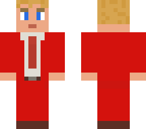 fancy suit man red