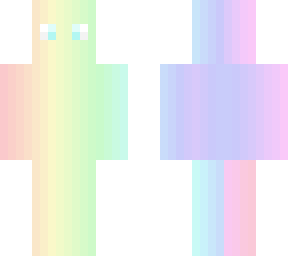 first pastel rainbow person
