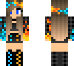 flame and ice girl
