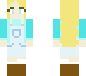 girl with overalls. (one of my 1rst skins!)