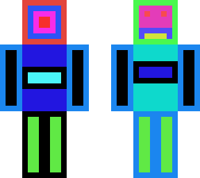 neon man