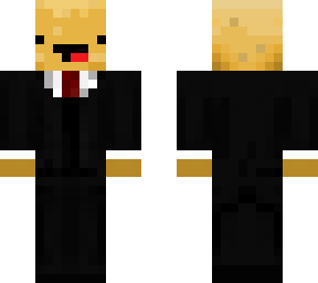 potato in suit