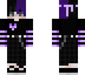 purple emo boy