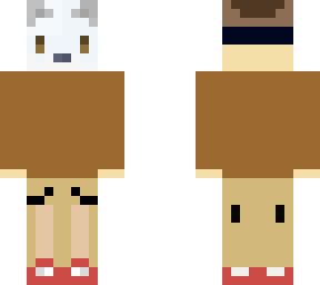 radiumm remake (artic fox boy) brown shirt and tan pants