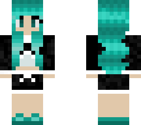 teal simple skin