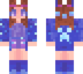 blue girl