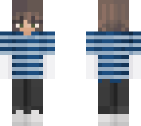blue strip shirt