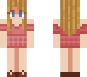 cute pink plaid blonde