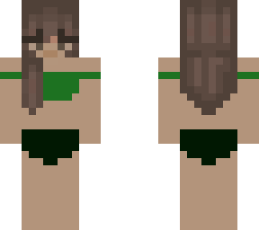 girl in green