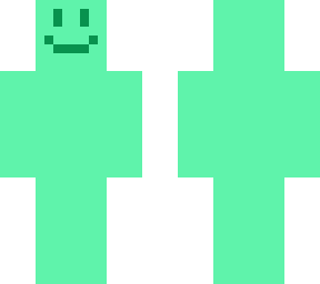 green with smiley face (: