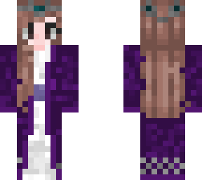 long purple dress