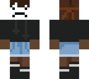 me irl :) my new mc skin!! :d