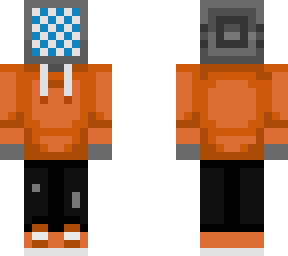 orange tv head