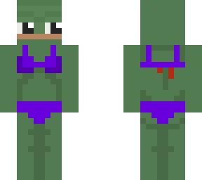 pepe in purple bikini (recolor of rolimo's skin)