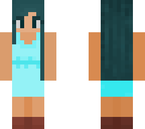 seaside girl with dress edit (hair)