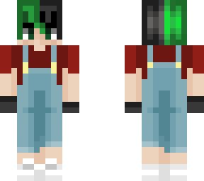 splitdye dude with overall