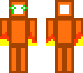 super orange stick figure