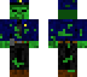 zombified police officer (fully zombified)