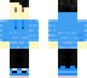 blue sweater skin